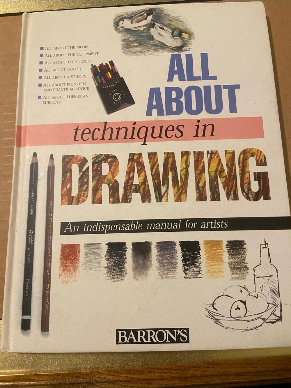 Barron's All About Techniques in Drawing Art Book